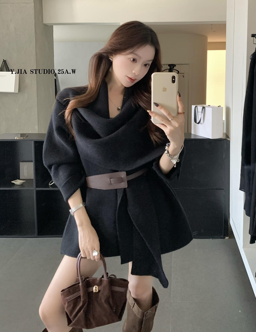 Temperament cardigan autumn and winter scarves for women