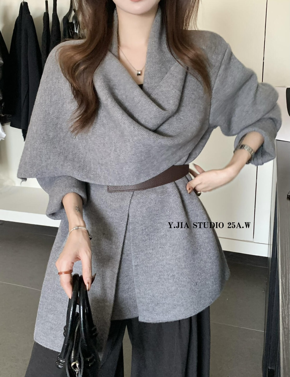 Temperament cardigan autumn and winter scarves for women