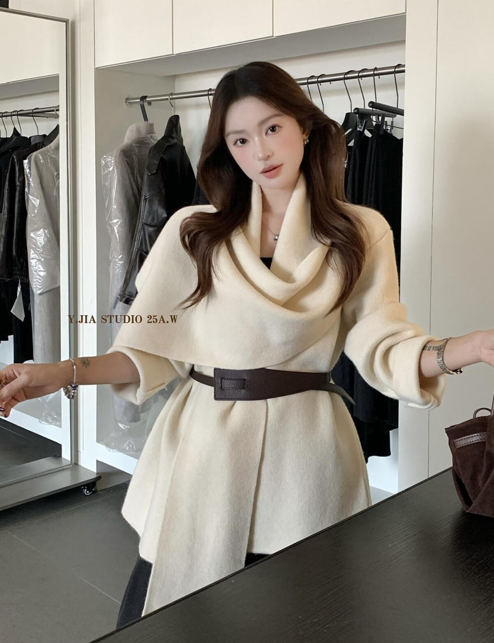 Temperament cardigan autumn and winter scarves for women