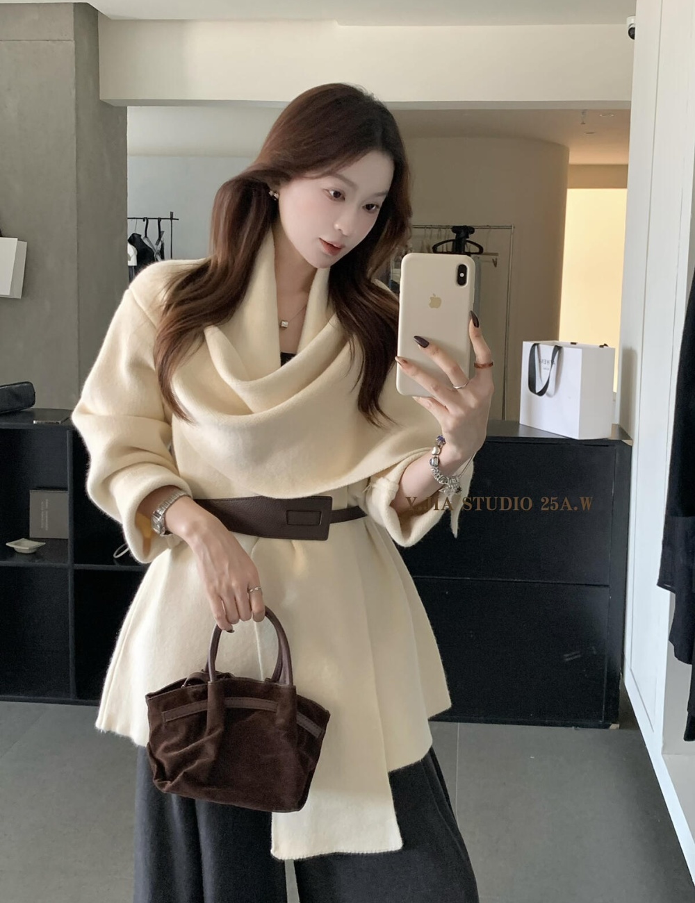 Temperament cardigan autumn and winter scarves for women