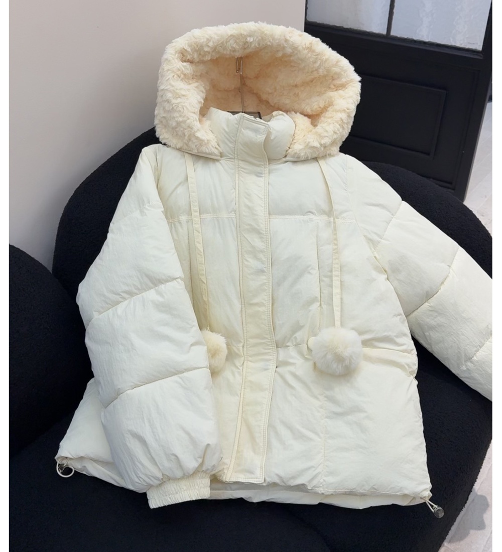 Down Korean style coat winter lambs wool cotton coat