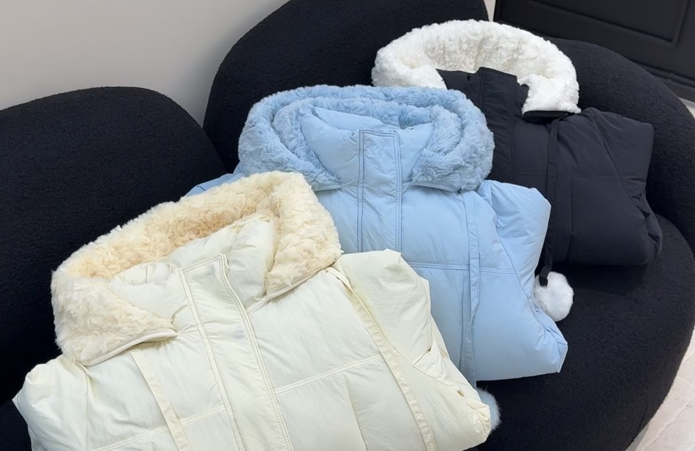 Down Korean style coat winter lambs wool cotton coat