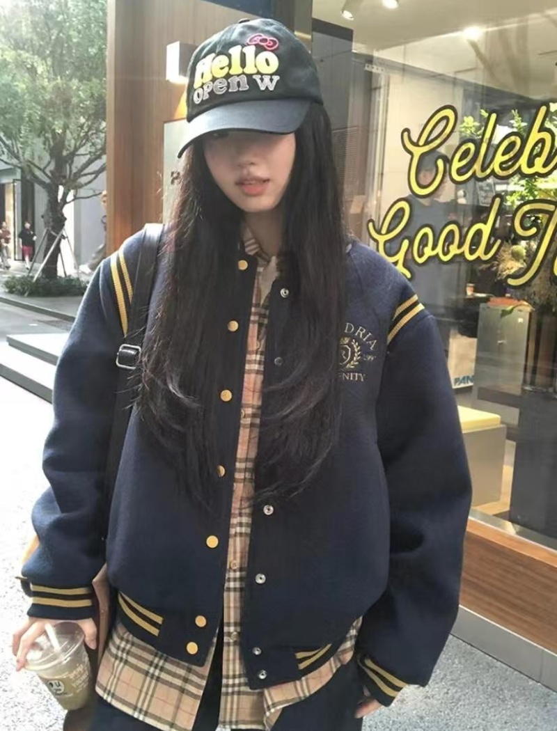 All-match cotton coat Casual baseball uniforms for women