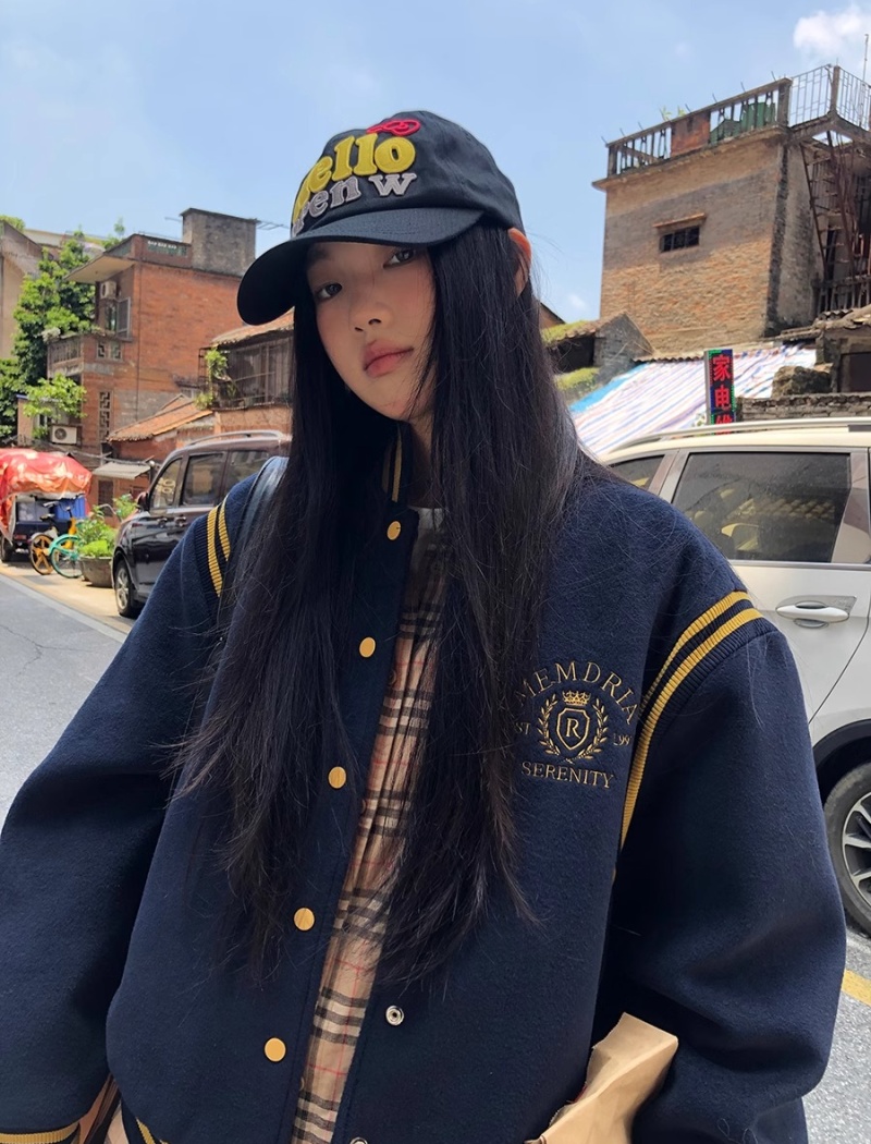 All-match cotton coat Casual baseball uniforms for women