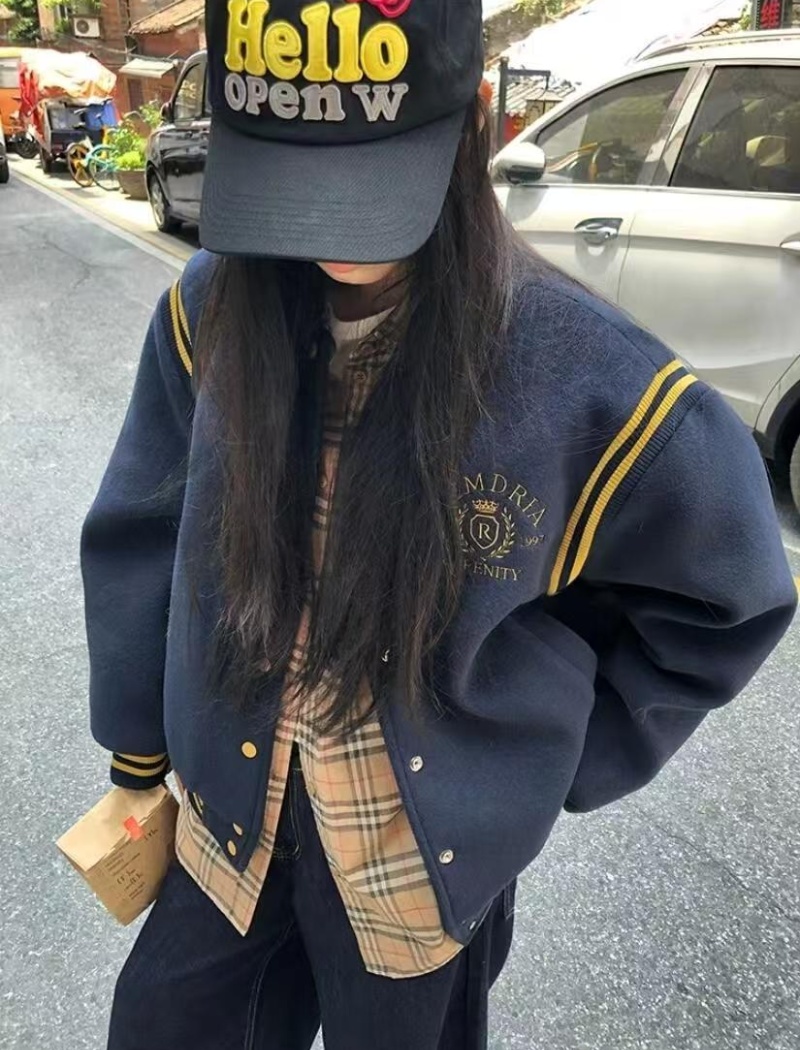 All-match cotton coat Casual baseball uniforms for women