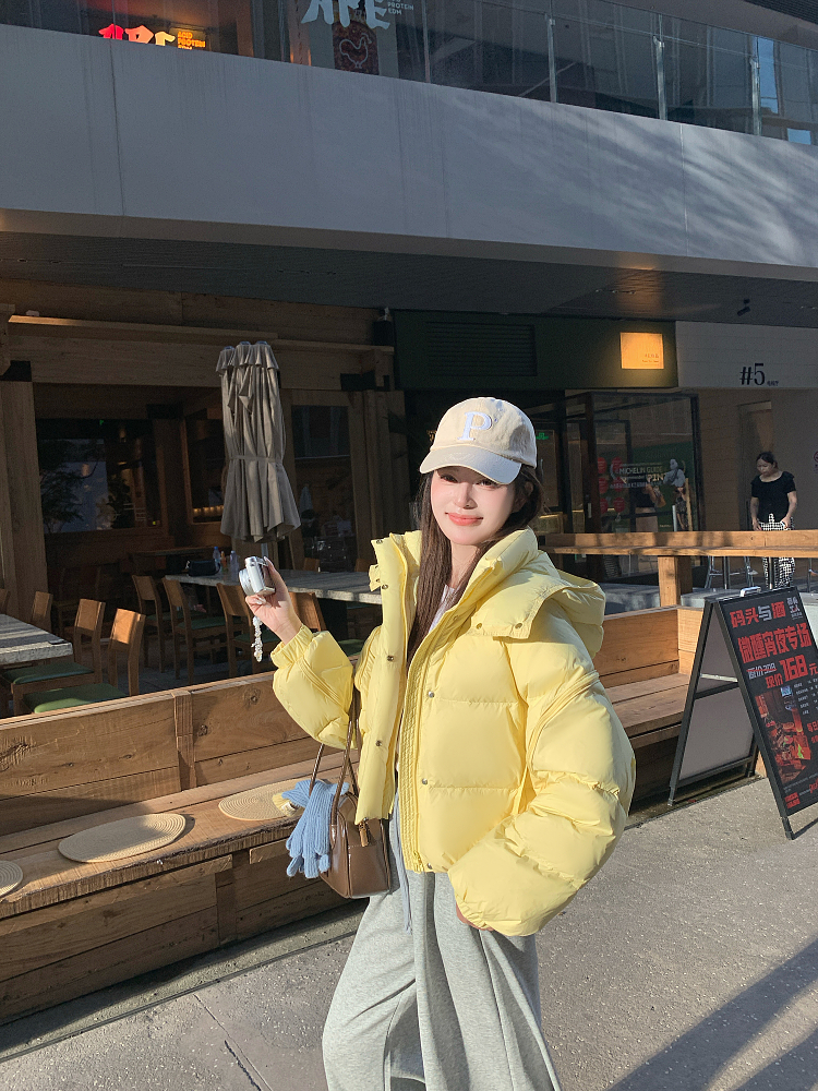 Winter bread clothing thick cotton coat for women
