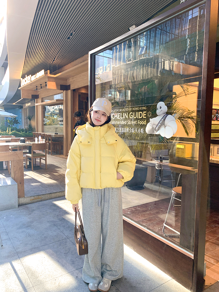 Winter bread clothing thick cotton coat for women