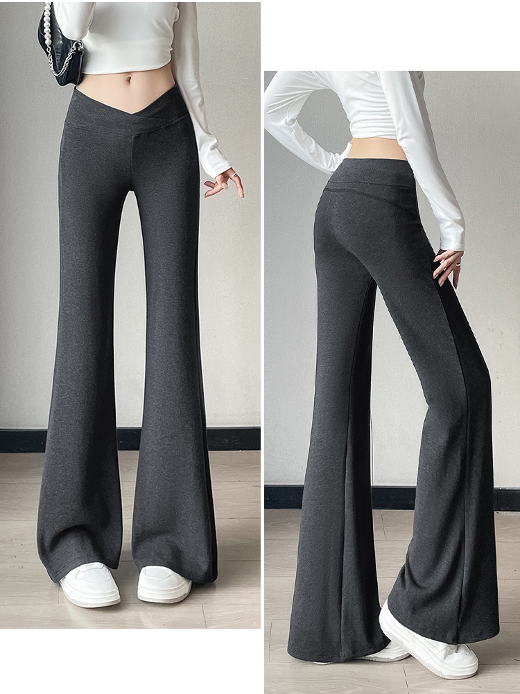 Autumn and winter micro speaker casual pants mopping pants