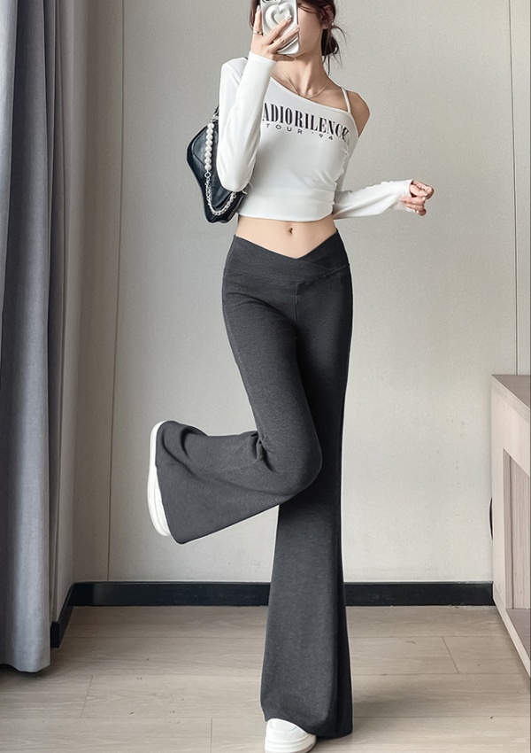 Autumn and winter micro speaker casual pants mopping pants