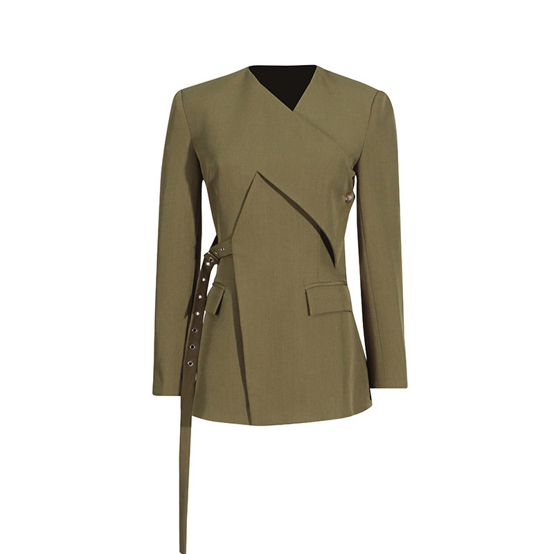 All-match commuting business suit autumn V-neck coat