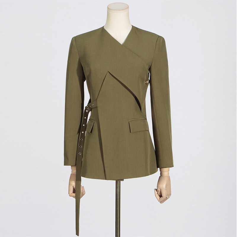All-match commuting business suit autumn V-neck coat