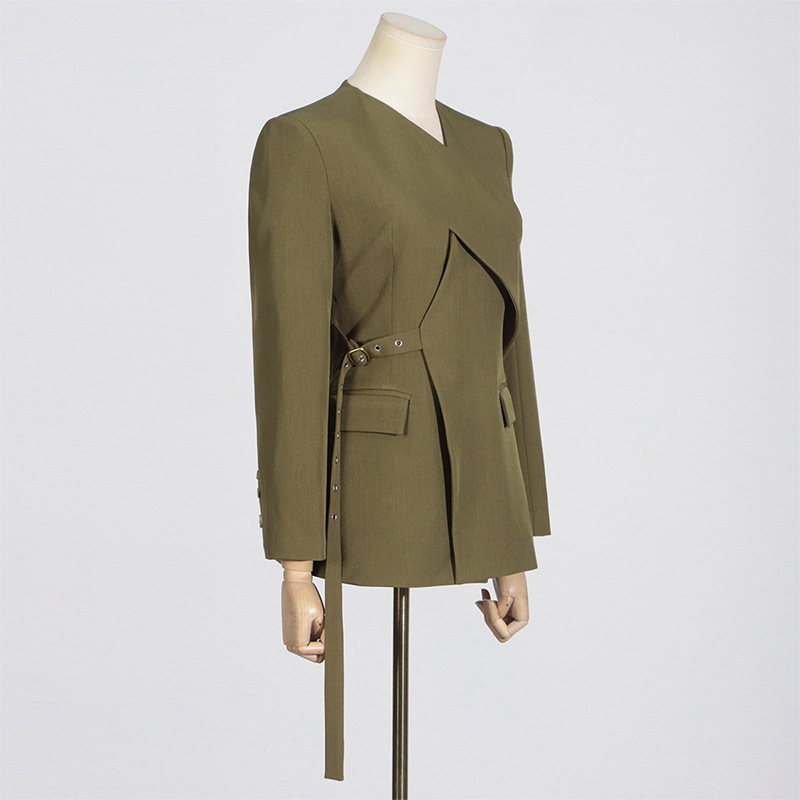 All-match commuting business suit autumn V-neck coat