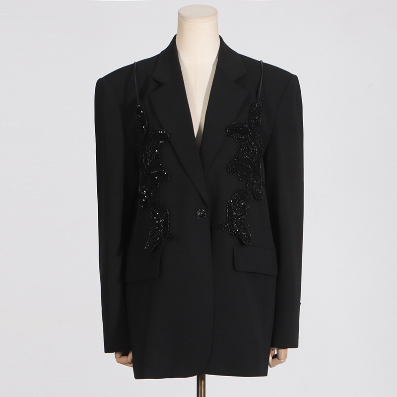 Casual autumn coat cozy all-match business suit for women