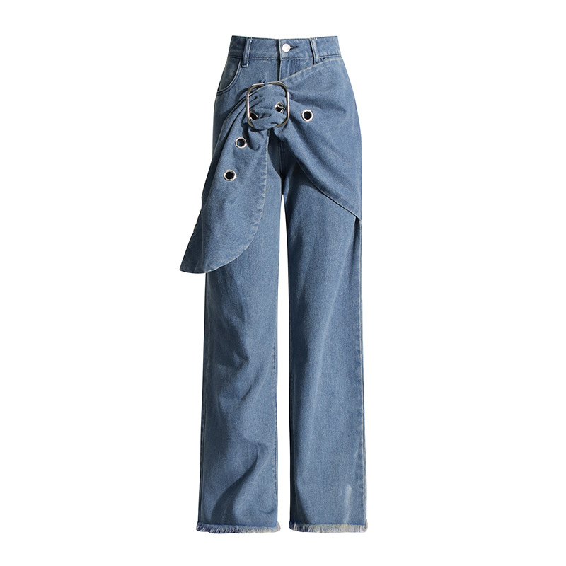 Fashion personality long pants Casual jeans for women