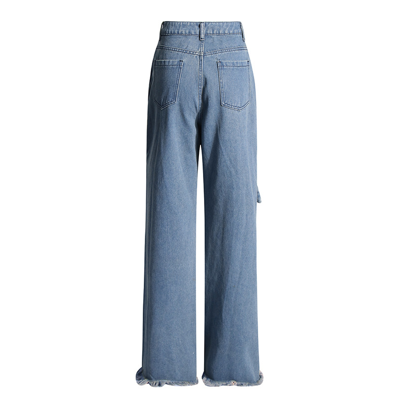 Fashion personality long pants Casual jeans for women