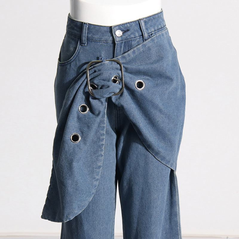 Fashion personality long pants Casual jeans for women