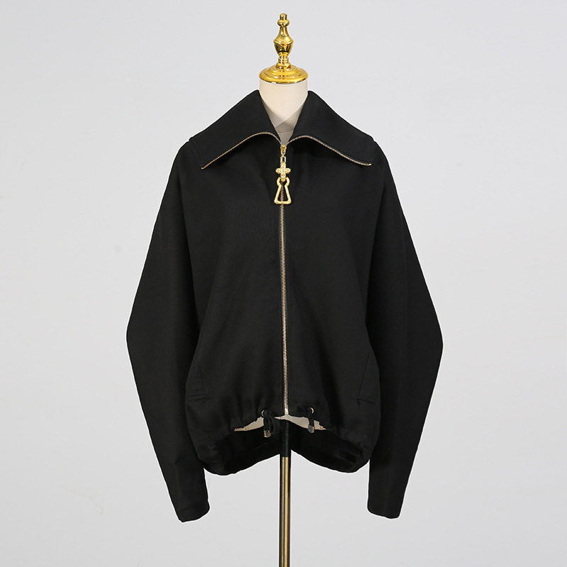 Fashion Casual loose short bat sleeve Korean style coat