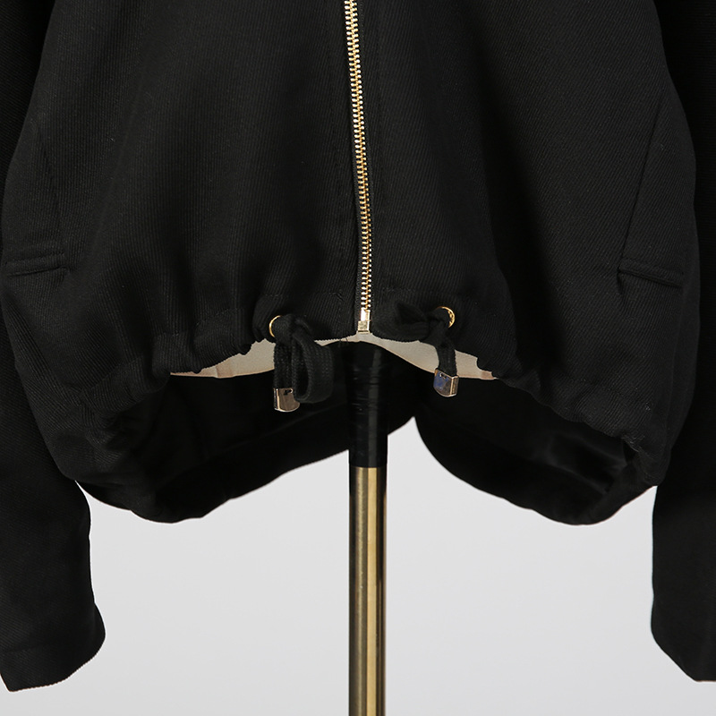 Fashion Casual loose short bat sleeve Korean style coat