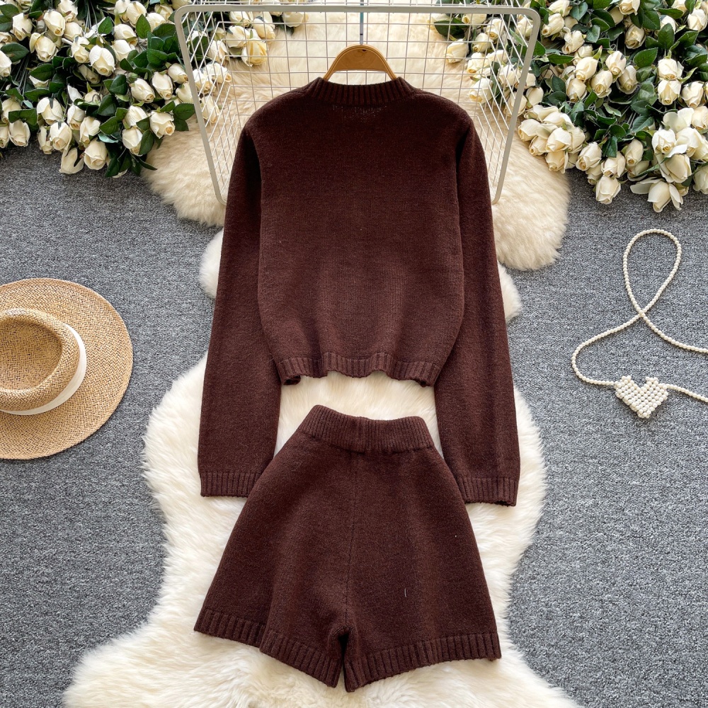 Loose long sleeve tops all-match sweater a set for women