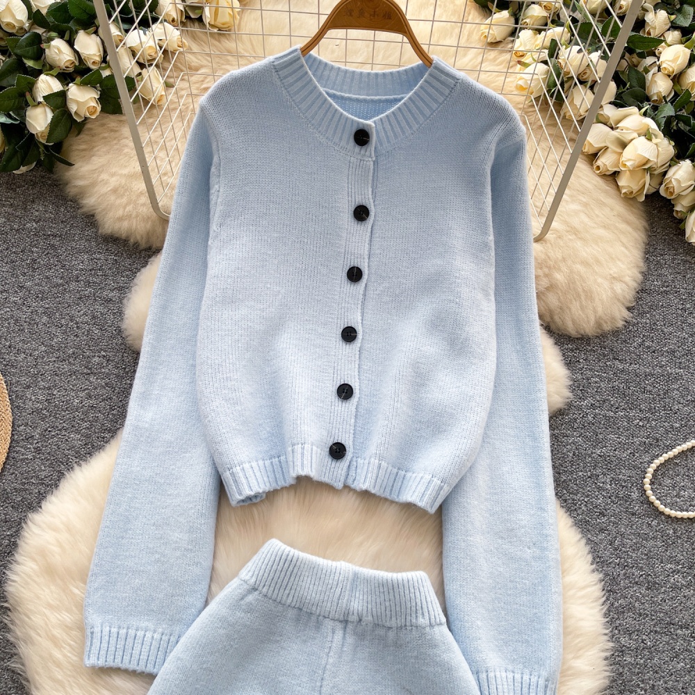 Loose long sleeve tops all-match sweater a set for women