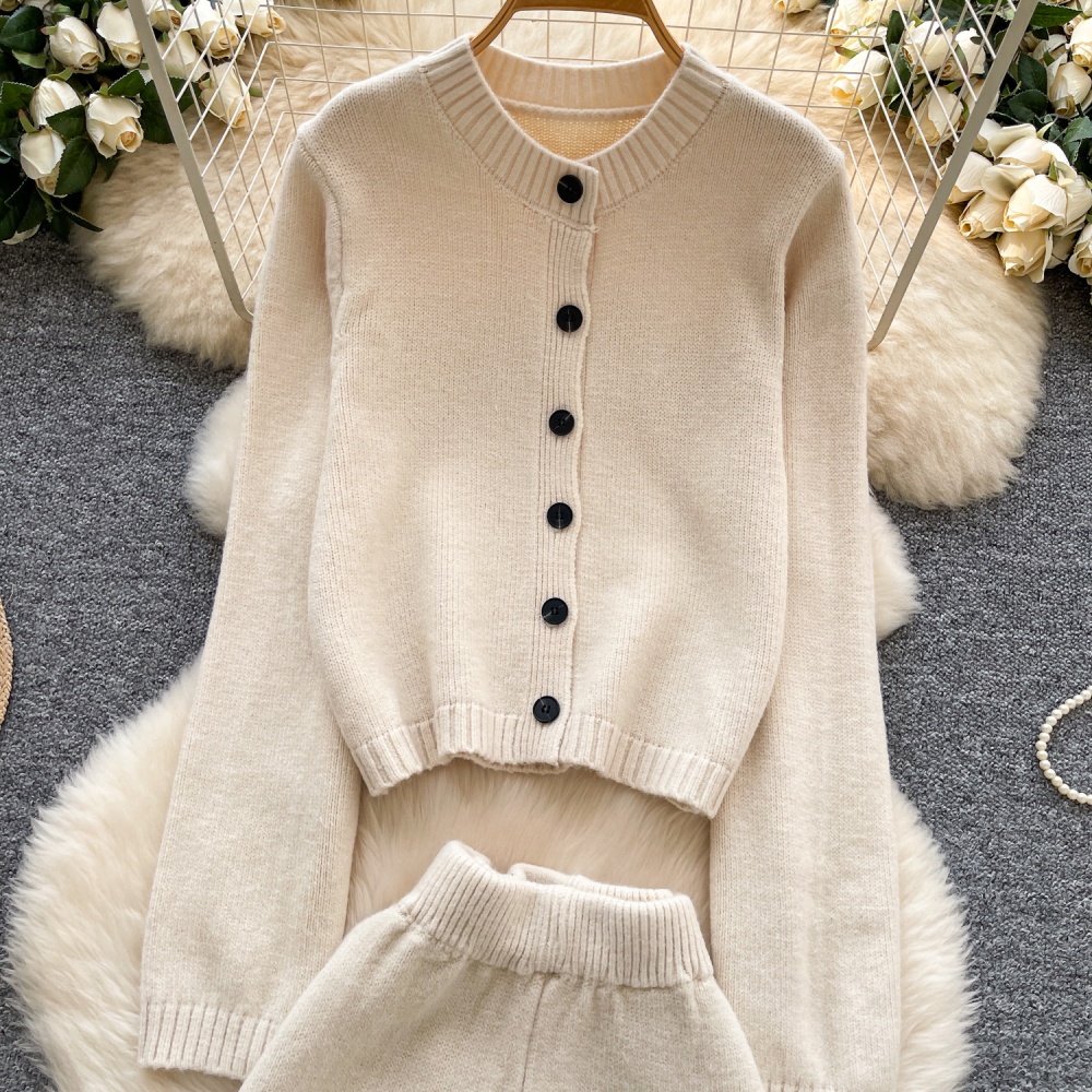 Loose long sleeve tops all-match sweater a set for women