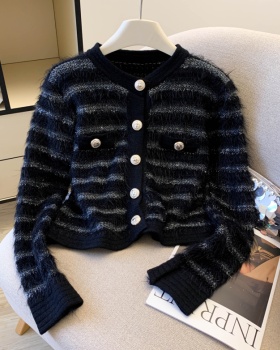 Chanelstyle cardigan autumn and winter sweater for women