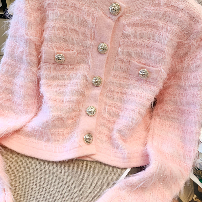 Chanelstyle cardigan autumn and winter sweater for women