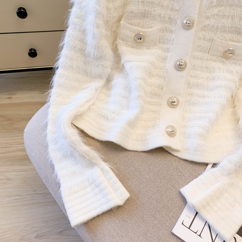 Chanelstyle cardigan autumn and winter sweater for women