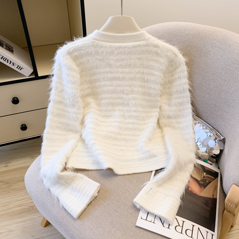 Chanelstyle cardigan autumn and winter sweater for women