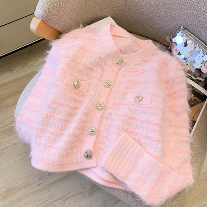 Chanelstyle cardigan autumn and winter sweater for women