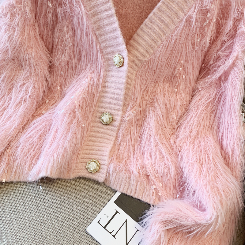 Loose autumn cardigan tassels sweater for women