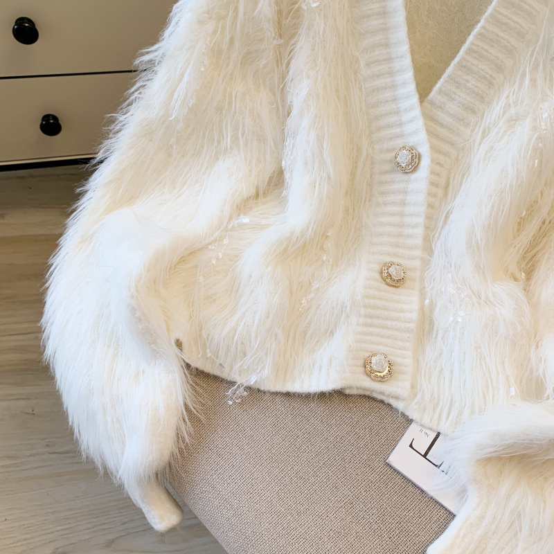 Loose autumn cardigan tassels sweater for women