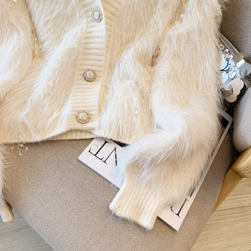 Loose autumn cardigan tassels sweater for women
