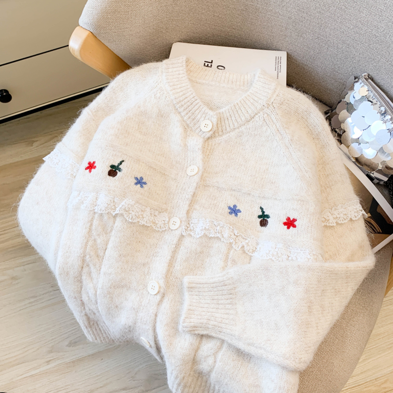 Unique cardigan knitted coat for women