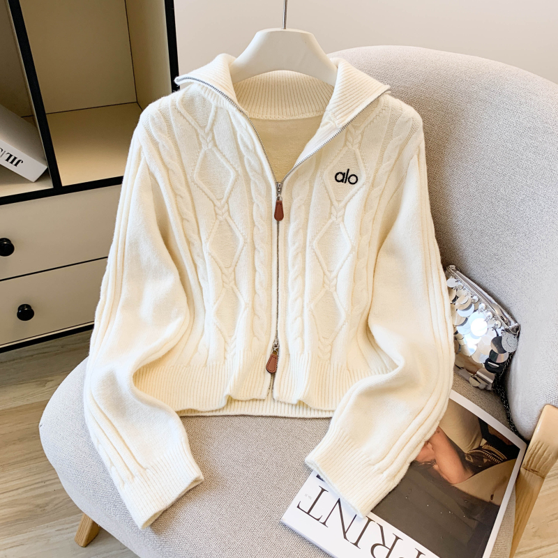 Knitted Korean style sweater short coat for women