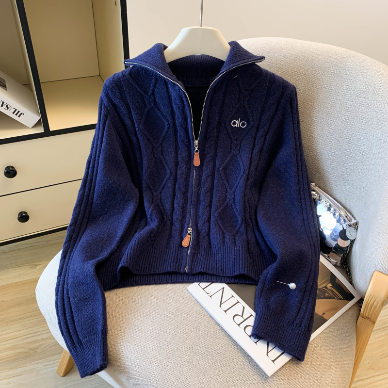 Knitted Korean style sweater short coat for women