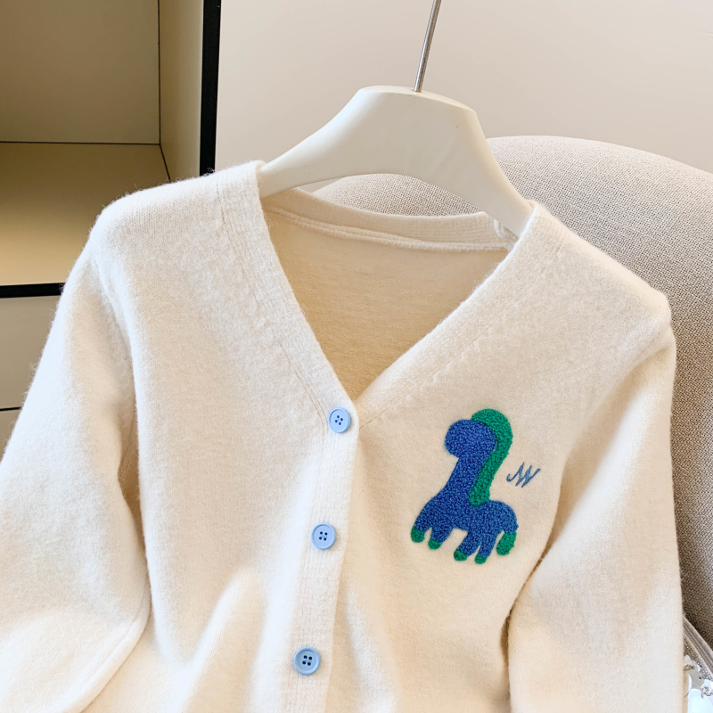 Knitted wool cardigan fashion tops