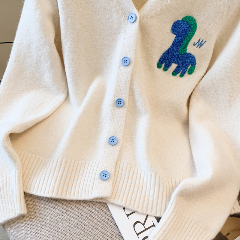 Knitted wool cardigan fashion tops