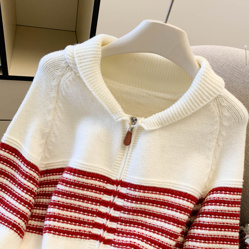 Knitted autumn coat Korean style sweater for women