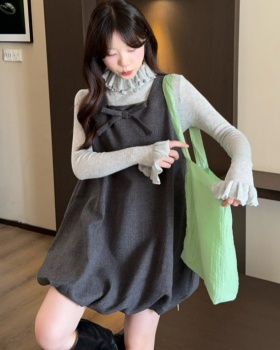 All-match sleeveless dress 2pcs set for women
