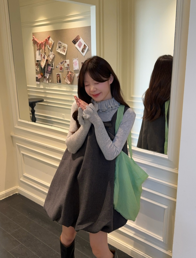 All-match sleeveless dress 2pcs set for women