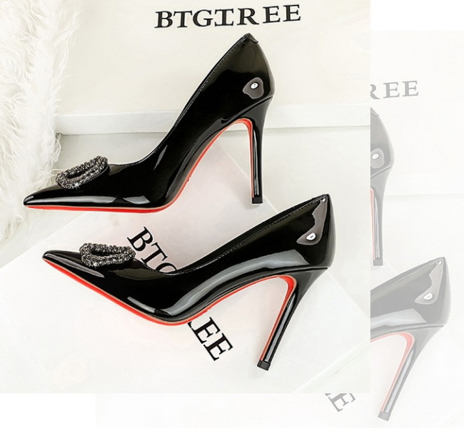 Rhinestone high-heeled shoes shoes for women