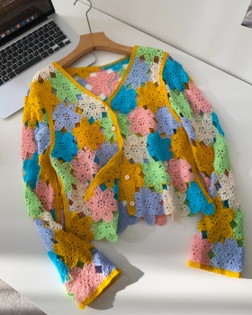 Knitted Korean style tops Casual cardigan for women