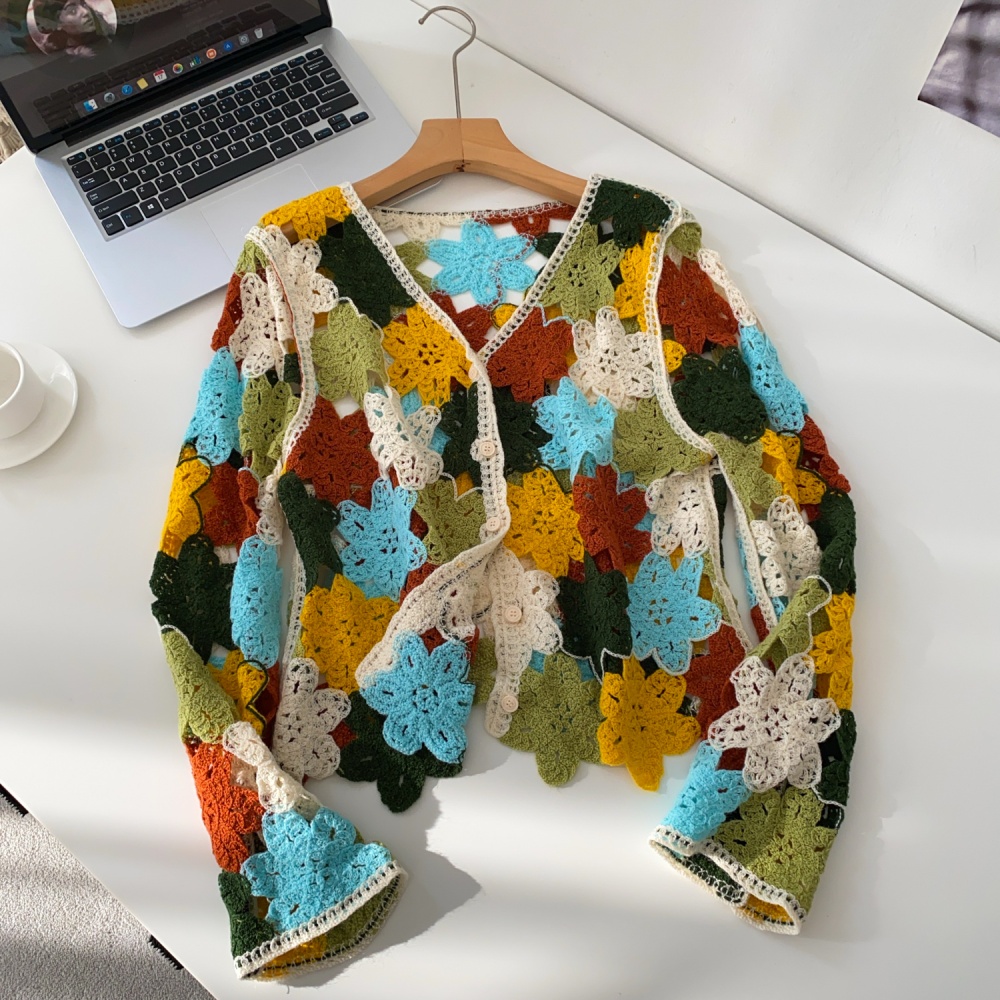 Knitted Korean style tops Casual cardigan for women