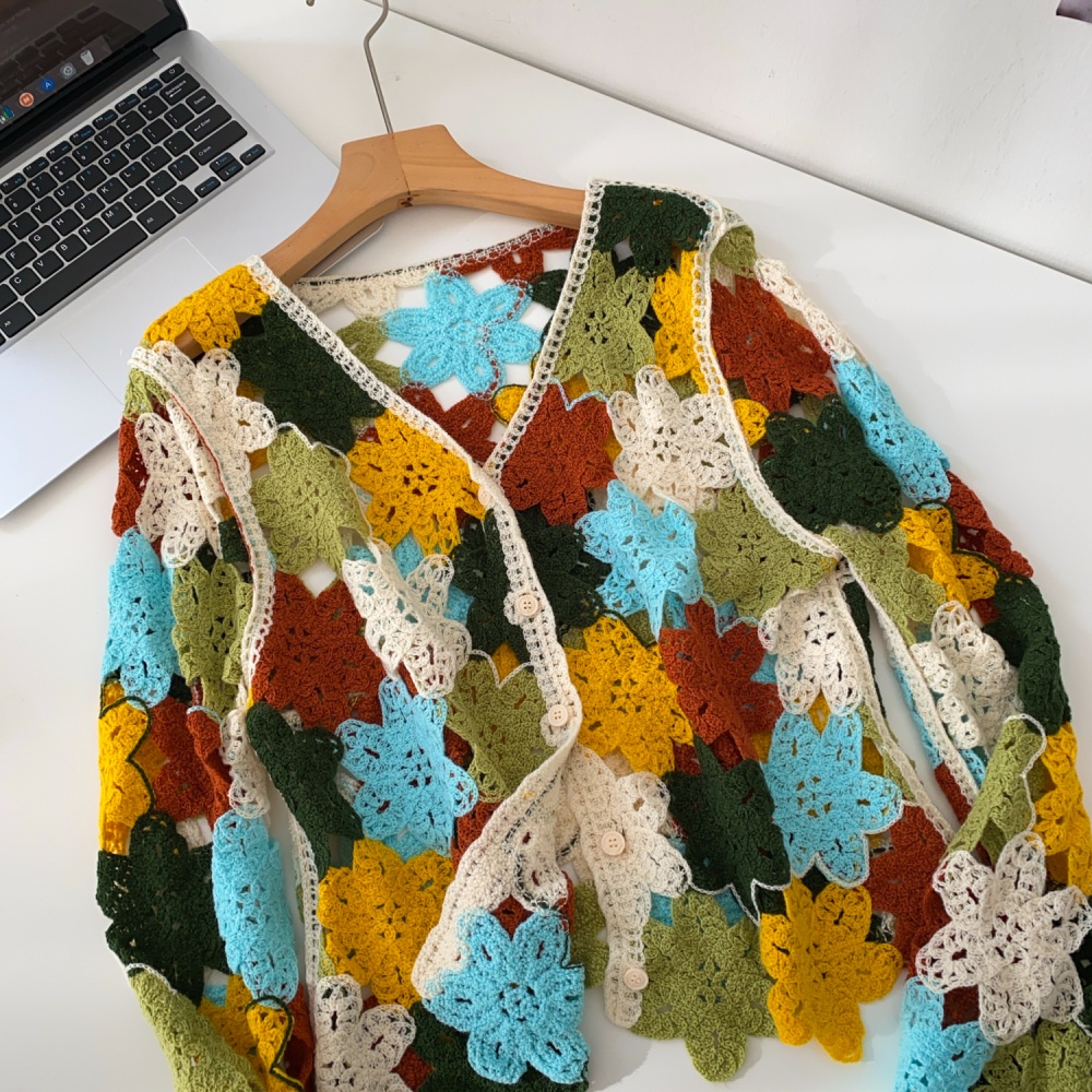 Knitted Korean style tops Casual cardigan for women