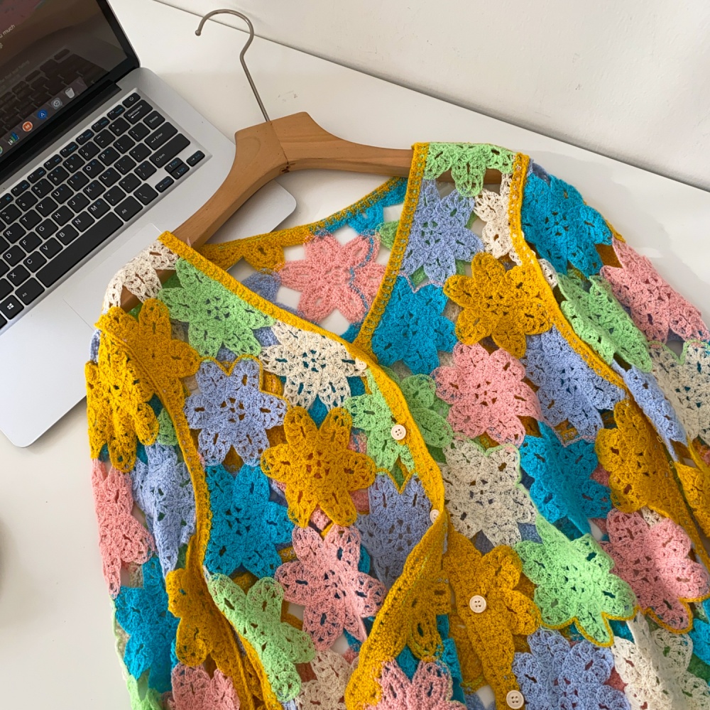 Knitted Korean style tops Casual cardigan for women