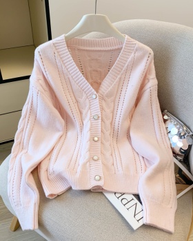 Twist heart tops autumn and winter coat for women