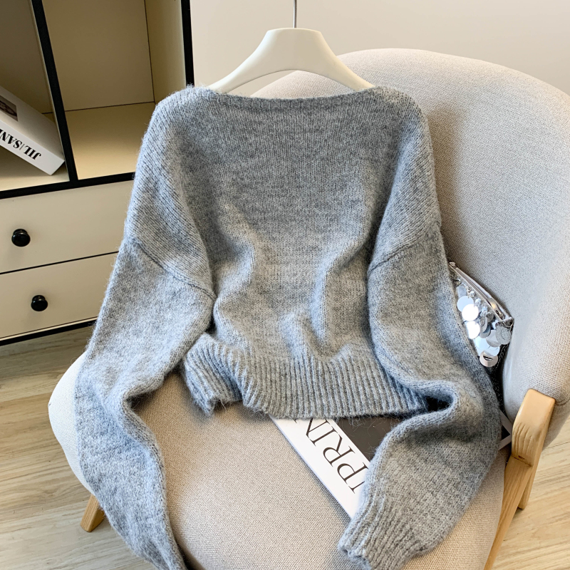 Pullover rhinestone colors niche sweater for women