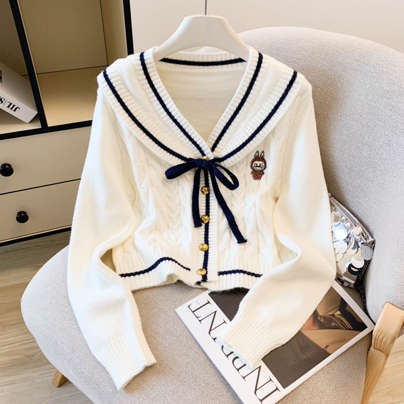 Autumn niche cardigan knitted coat