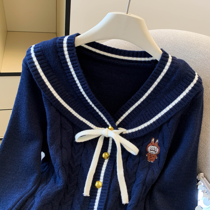 Autumn niche cardigan knitted coat